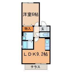 プリムローズ（如意申町）の物件間取画像